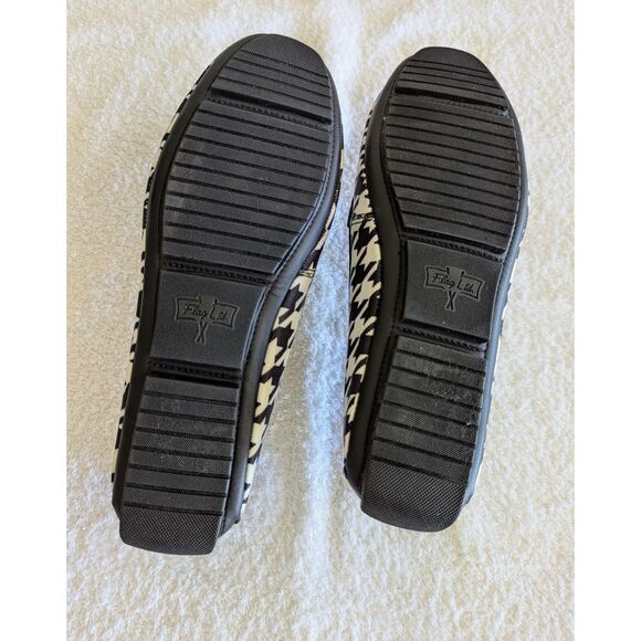 NWOT Flag LTD. Women's Morgan Nappa Grove houndstooth loafers  Sz 10M - Picture 8 of 8